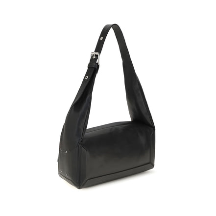 Geantă de umăr Maison Margiela neagră din piele