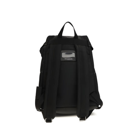 Maison Margiela Black Nylon Backpack