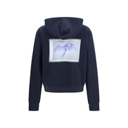 Bluză Maison Margiela albastră din bumbac