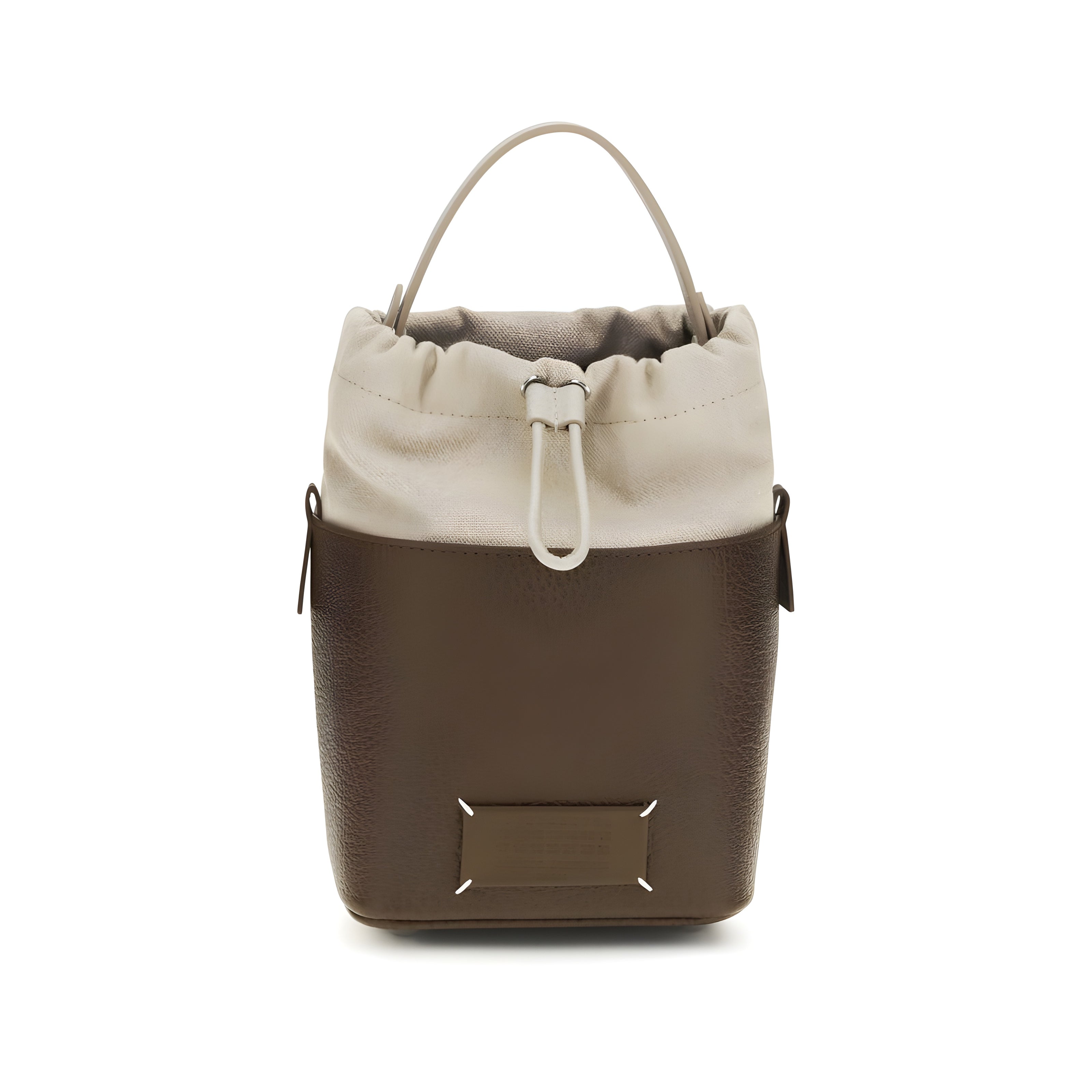 Geantă bucket maro Maison Margiela