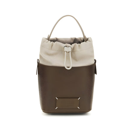 Geantă bucket maro Maison Margiela