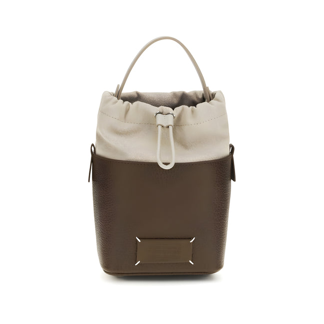 Geantă bucket maro Maison Margiela