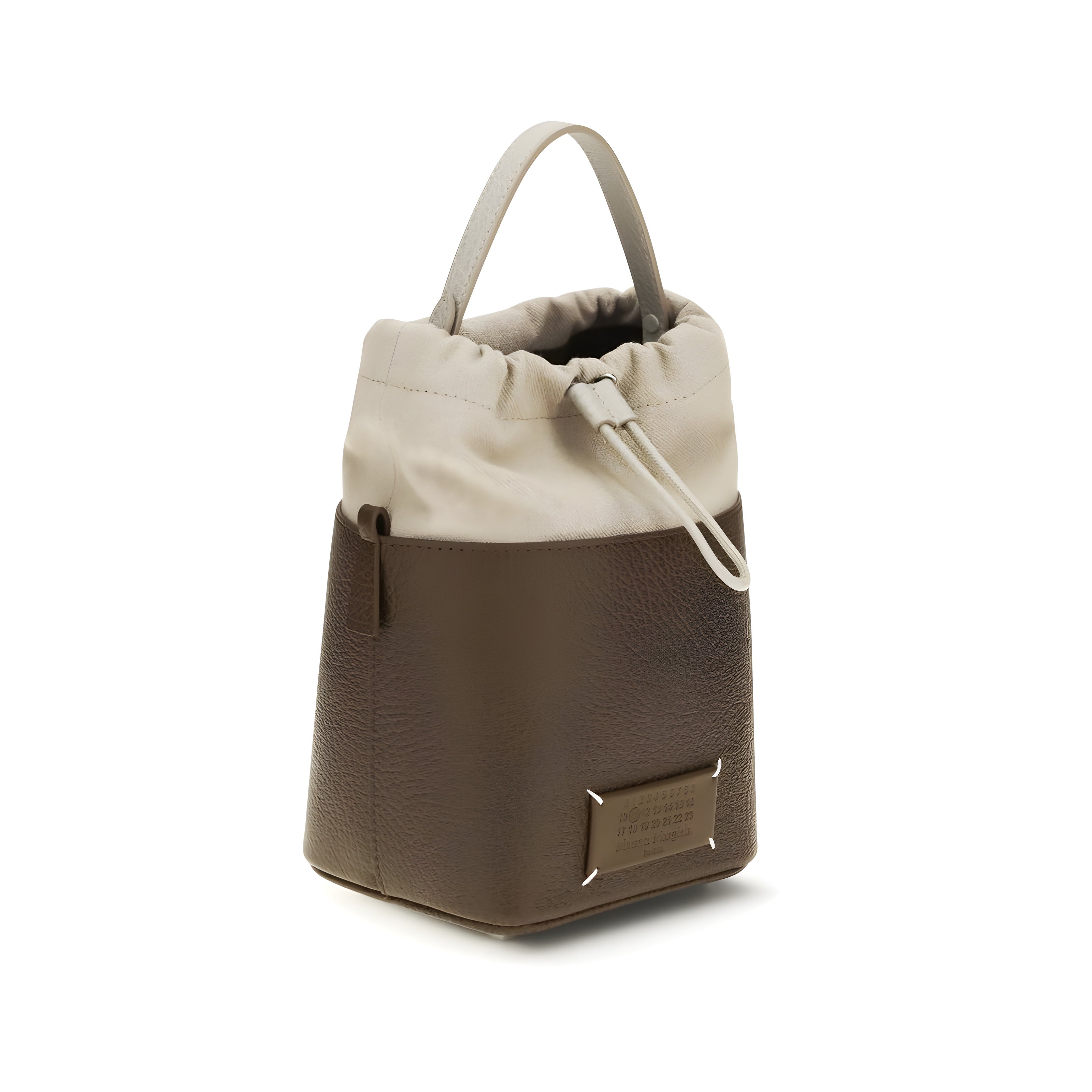 Geantă bucket maro Maison Margiela