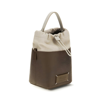 Geantă bucket maro Maison Margiela