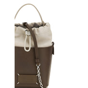 Geantă bucket maro Maison Margiela