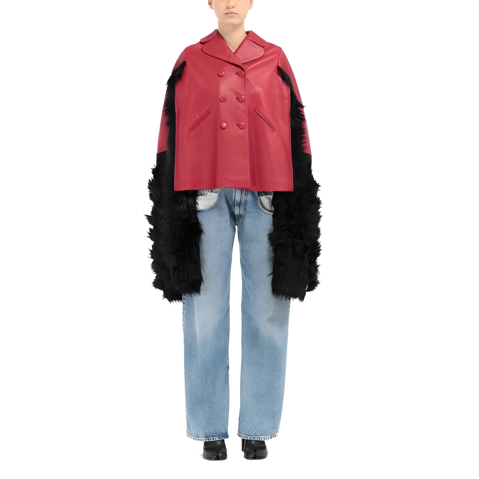 Maison Margiela Multicolor Leather Cloacks