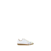 Maison Margiela White Leather Low Top Sneakers