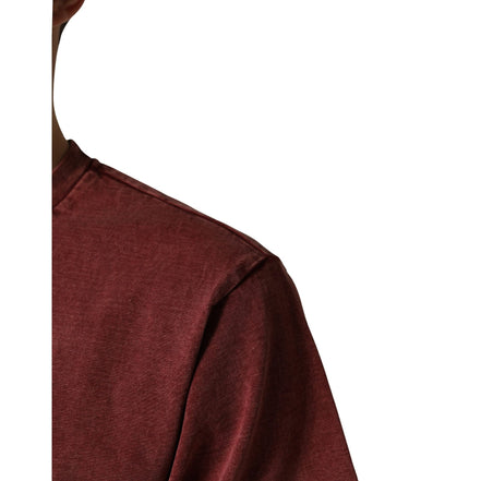 Tricou cu mânecă scurtă, guler rotund, Dolce & Gabbana, imprimat, grena