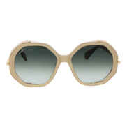 Ochelari de soare Max Mara bej din acetat