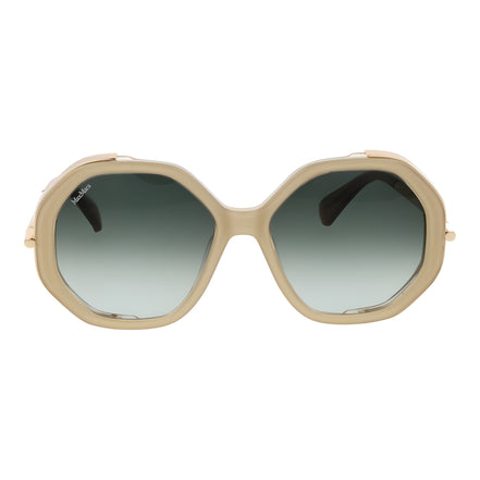 Ochelari de soare Max Mara bej din acetat