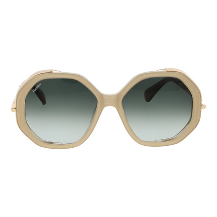 Ochelari de soare Max Mara bej din acetat