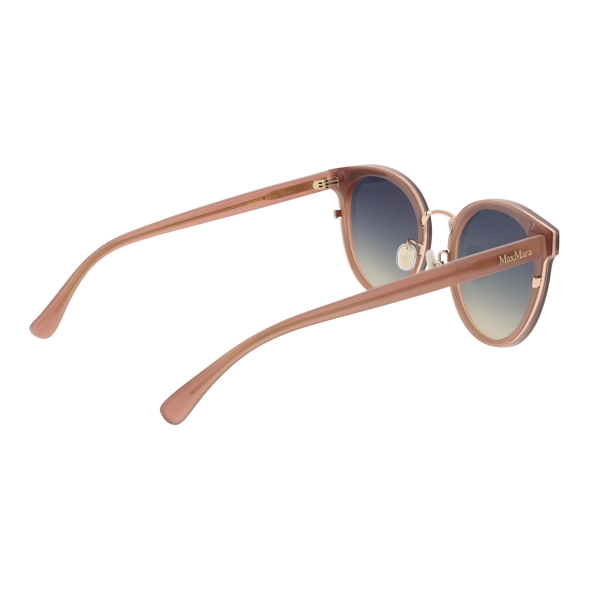 Ochelari de soare Max Mara bej din acetat cat eye