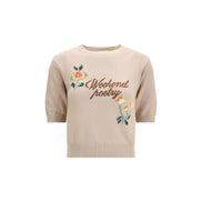 Max Mara Beige Cotton Sweatshirt