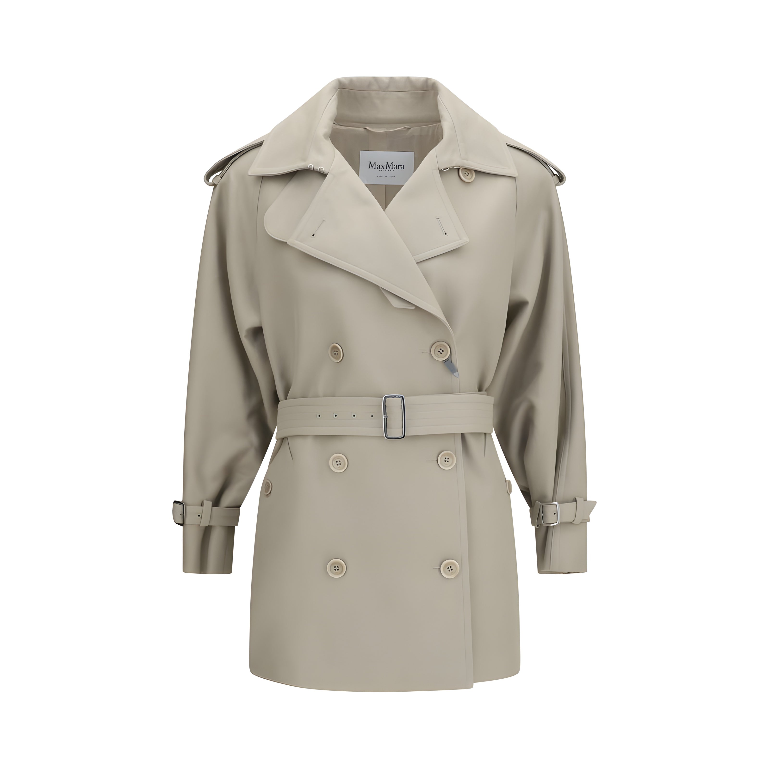 Max Mara Beige Cotton Trench Coat