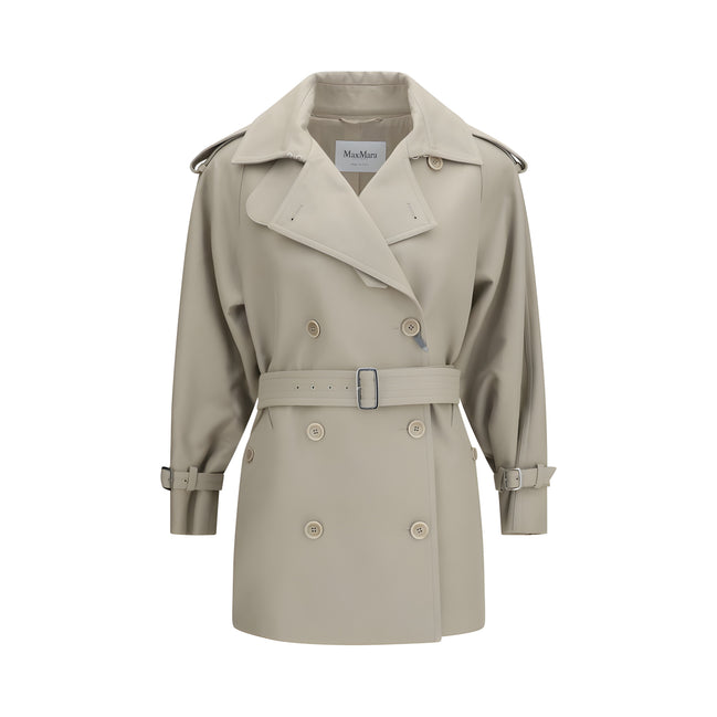 Max Mara Beige Cotton Trench Coat