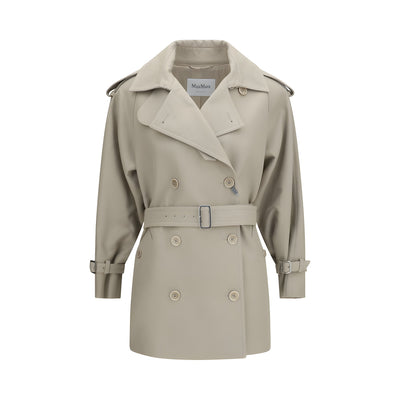 Max Mara Beige Cotton Trench Coat