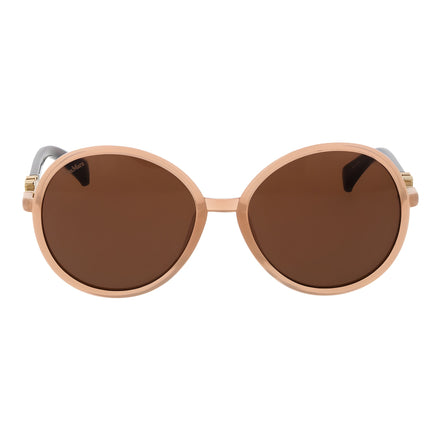 Max Mara Ochelari de Soare Bej din Plastic