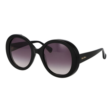 Ochelari de soare Max Mara negri din acetat rotunzi