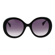 Ochelari de soare Max Mara negri din acetat rotunzi