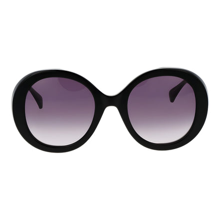 Ochelari de soare Max Mara negri din acetat rotunzi