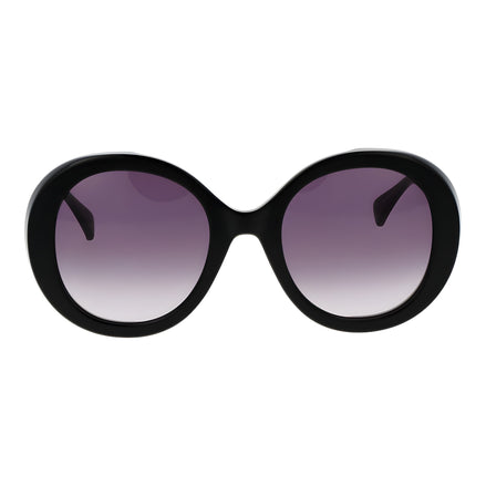 Ochelari de soare Max Mara negri din acetat rotunzi