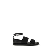 Max Mara Sandale Negre Plate