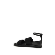 Max Mara Sandale Negre Plate