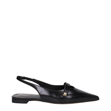 Max Mara Balerini Negri din Piele