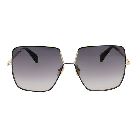 Ochelari de soare Max Mara negri din metal
