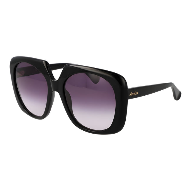Ochelari de soare Max Mara negri din plastic