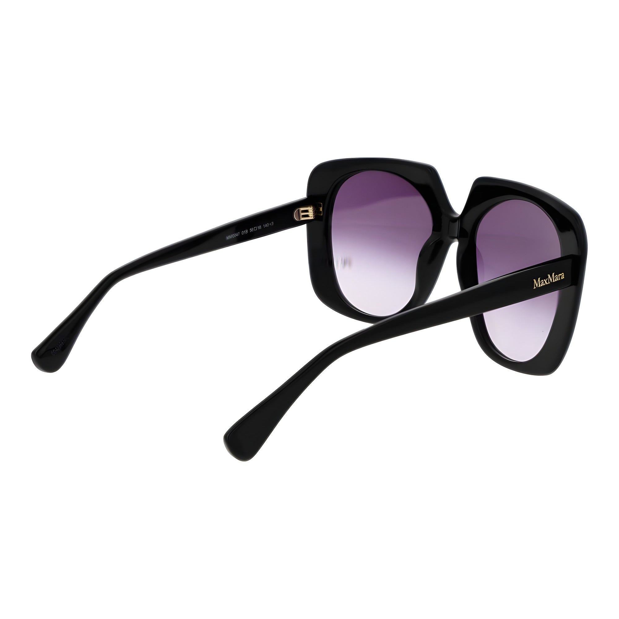 Ochelari de soare Max Mara negri din plastic