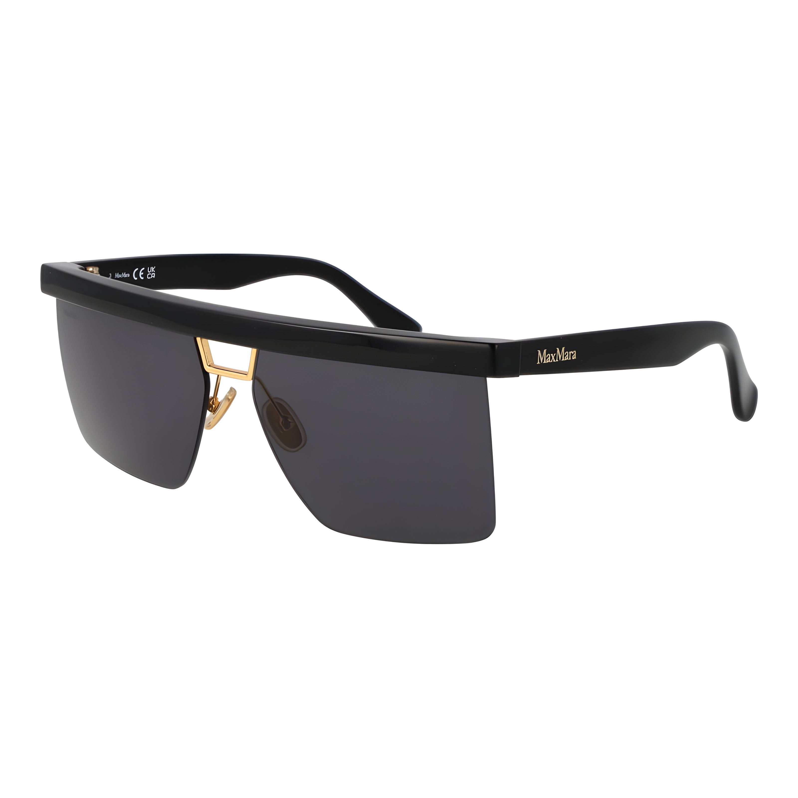 Ochelari de soare negri Max Mara