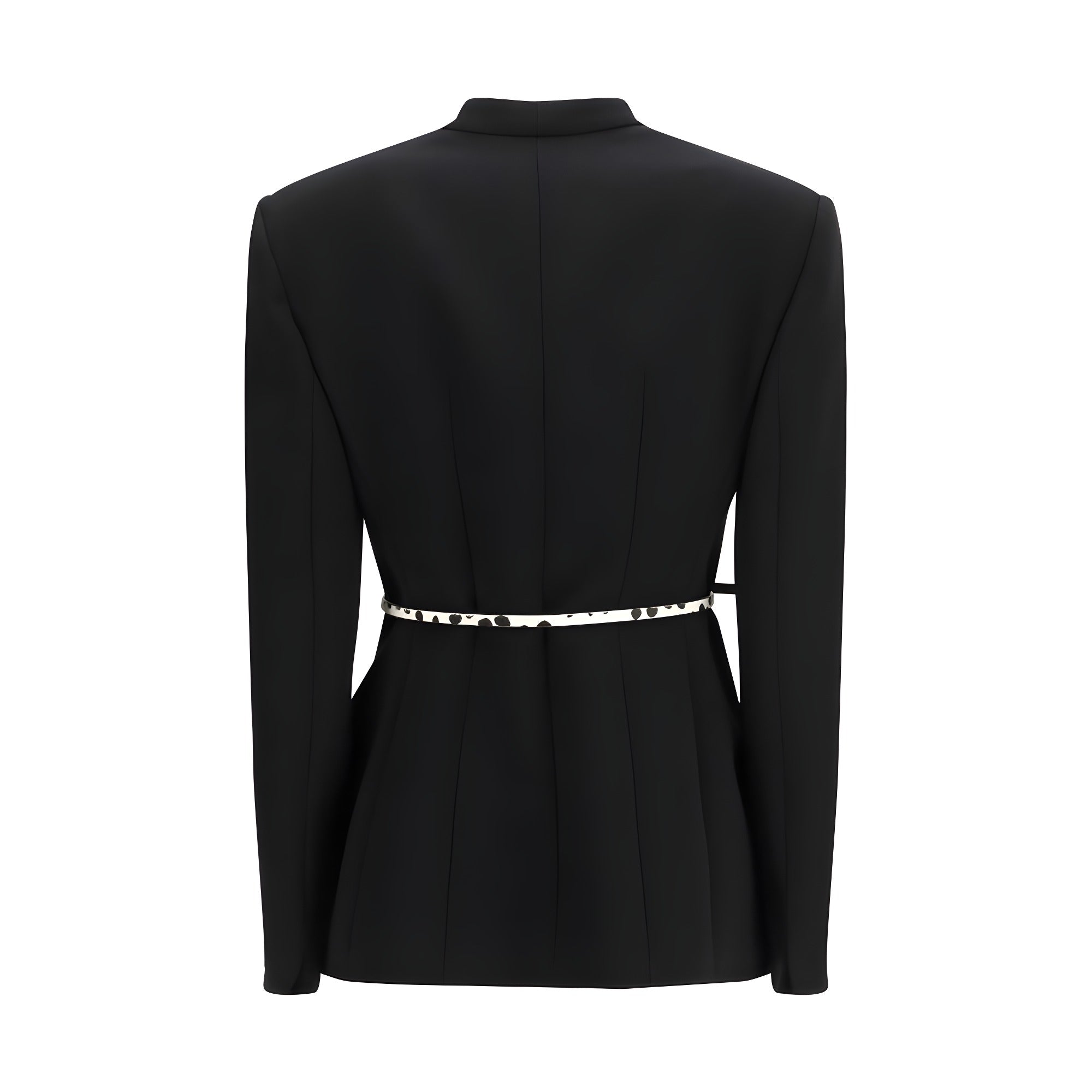 Palton Max Mara negru din triacetat