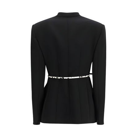 Palton Max Mara negru din triacetat
