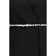 Palton Max Mara negru din triacetat