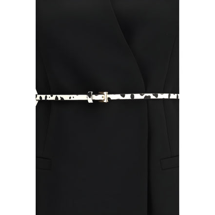 Palton Max Mara negru din triacetat