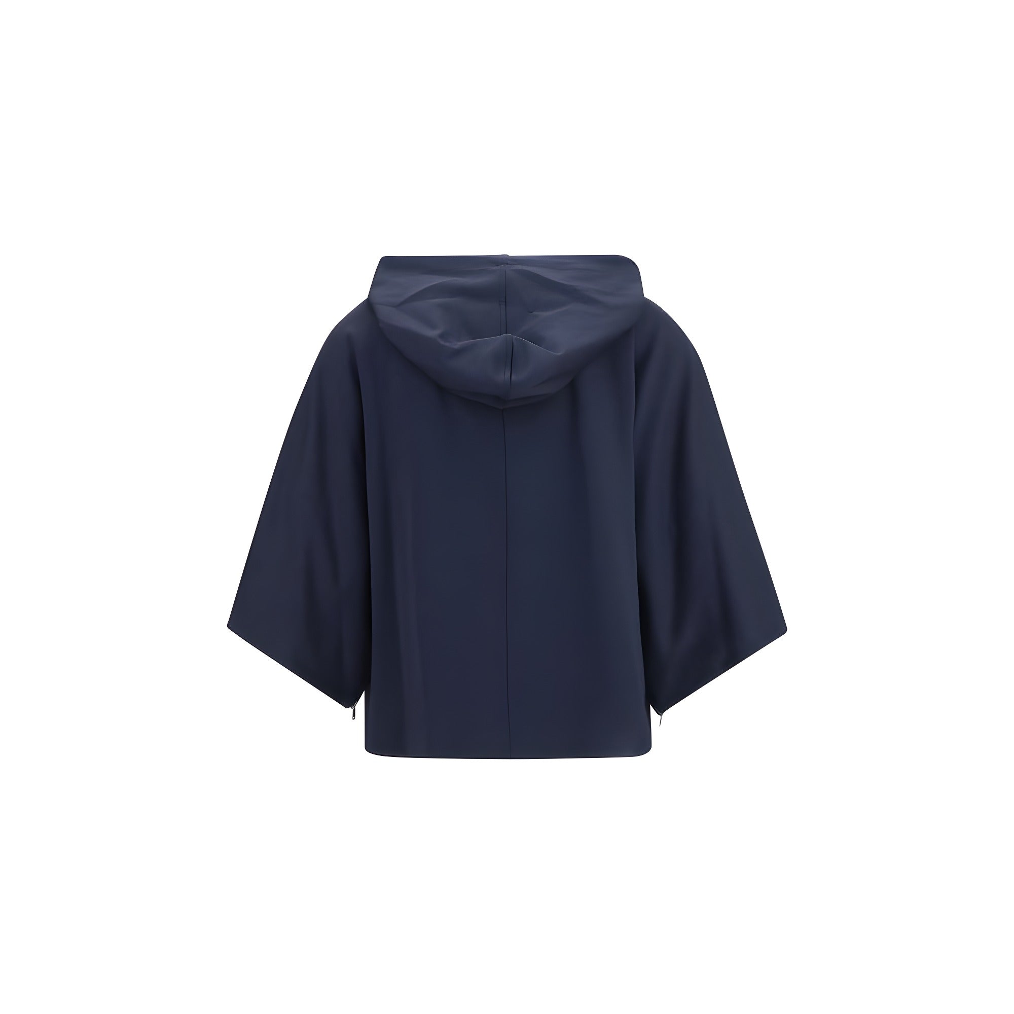 Hanorac Max Mara albastru din poliamidă