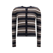Cardigan Max Mara albastru din mătase