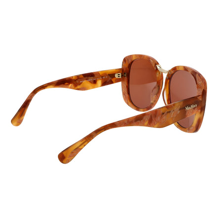 Ochelari de soare Max Mara maro din acetat