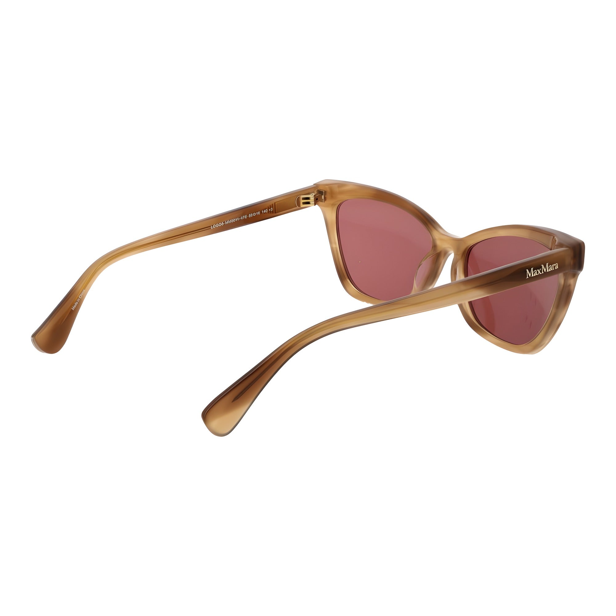 Ochelari de soare Max Mara maro din acetat Cat Eye