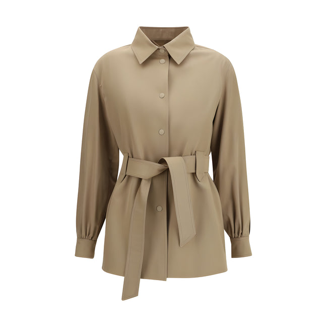 Max Mara Brown Wool Sleeveless Jacket