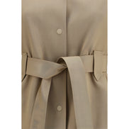 Max Mara Brown Wool Sleeveless Jacket