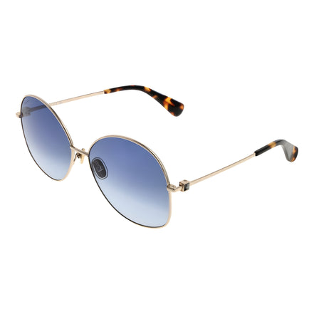 Max Mara Ochelari de Soare Aurii din Metal