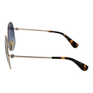 Max Mara Ochelari de Soare Aurii din Metal