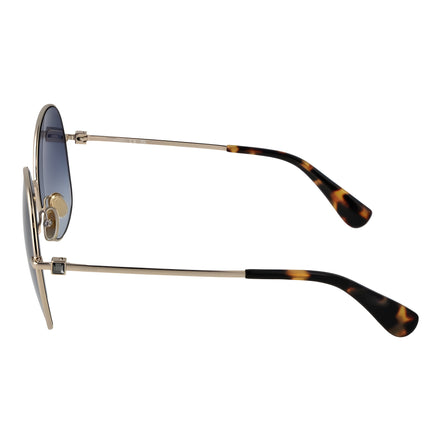 Max Mara Ochelari de Soare Aurii din Metal