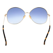 Ochelari de soare aurii Max Mara
