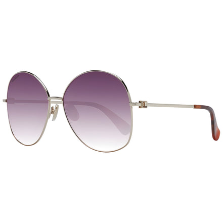 Max Mara Ochelari de Soare Aurii din Metal