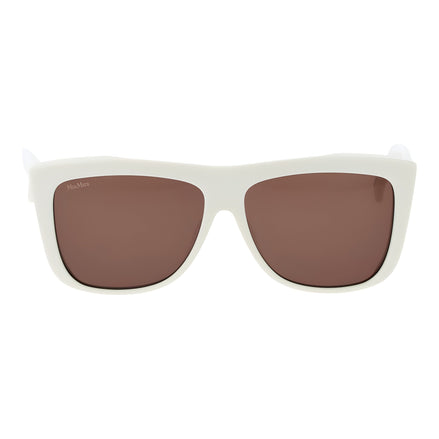 Ochelari de soare albi Max Mara