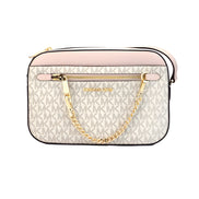 Geantă crossbody Michael Kors din piele Saffiano cu fermoar și lanț