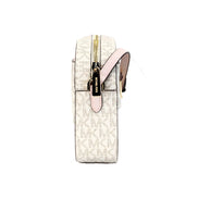 Geantă crossbody Michael Kors din piele Saffiano cu fermoar și lanț